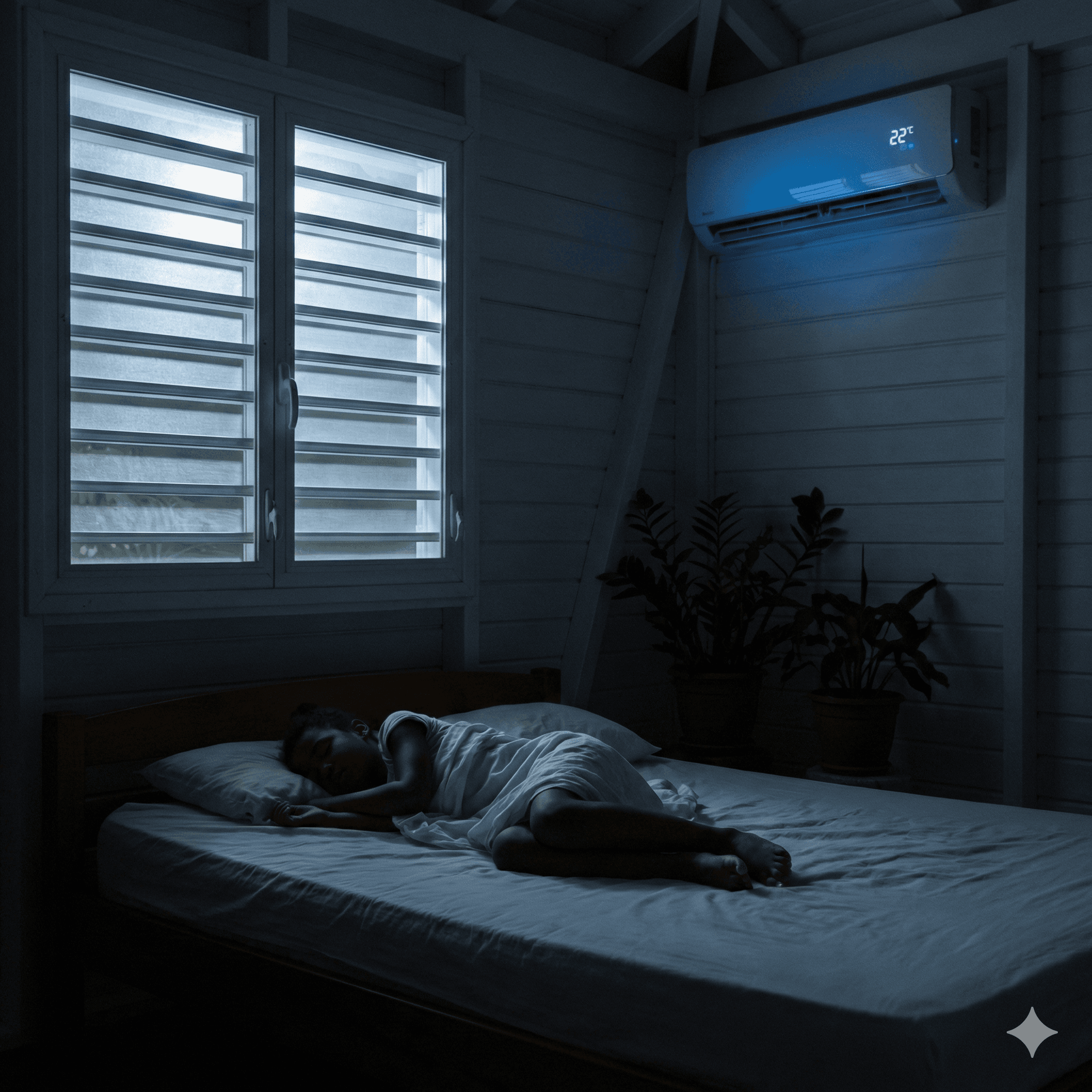 Sommeil paisible avec climatisation silencieuse